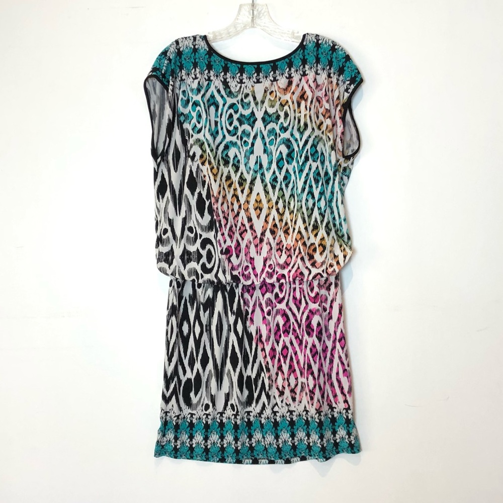Style & Co Multicolored Patterned Dress - Picture 13 of 14